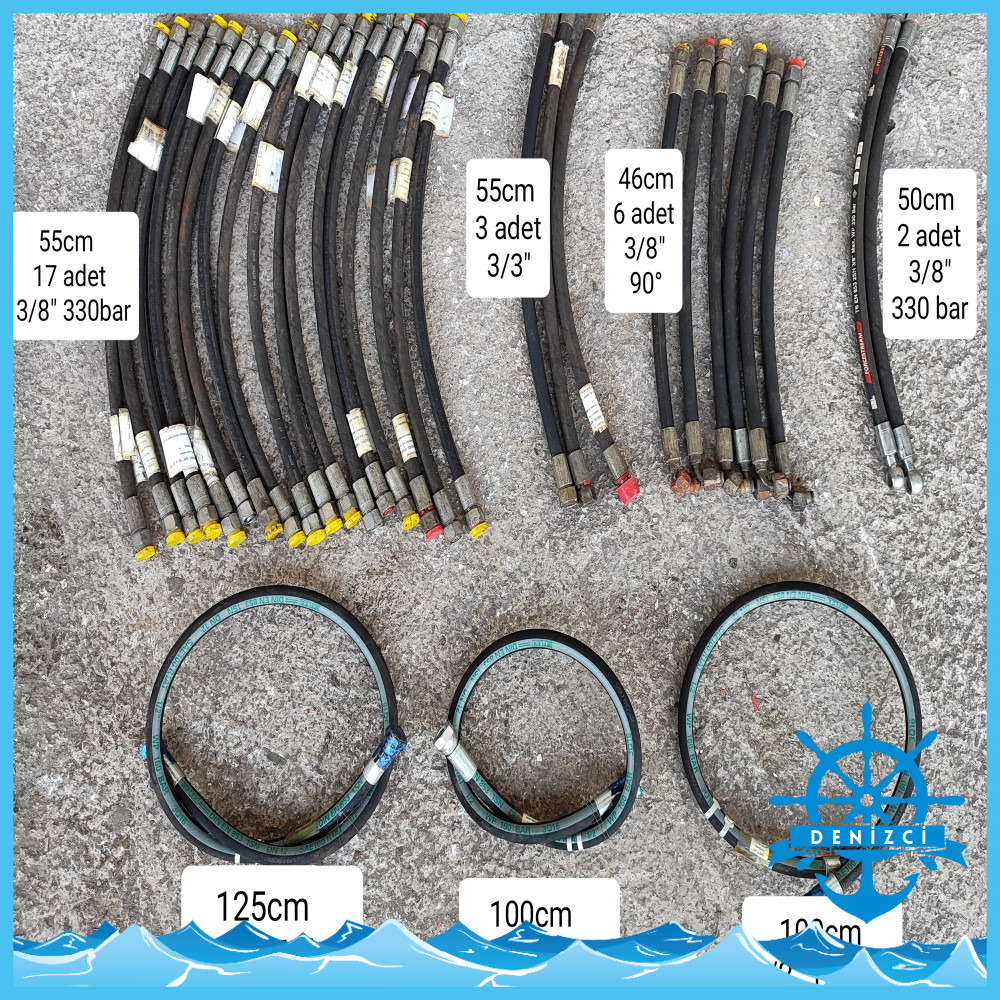 Yedek Sıfır Hidrolik Hortumlar